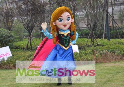 New Special Anna Frozen Mascot Costume Elsa Olaf Figure Ice Character