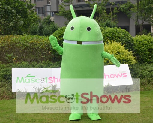 Android Robot Mascot Costume Fancy Dress for Festival Advertise