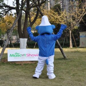 Funny Smurf Mascot Adult Costume Cospaly Halloween Costume