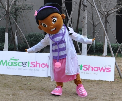 Doc Mcstuffins With Long Skirt Mascot Costumes