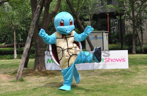 Squirtle Turtle Pokemon Mascot Costume Fancy Dress Outfit Polyfoam