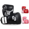 Pro Grade Boxing Gloves,Kickboxing Bagwork Gel Sparring Training Gloves, Muay Thai Style MMA Punching Bag Mitts Gloves Men & Women & Kids