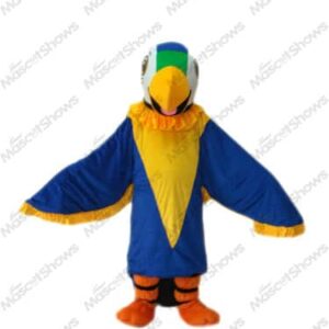 Blue Parrot Costume Blue Parrot Mascot Adult Costume