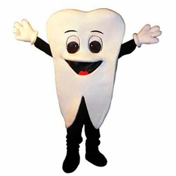 歯科医師会のゆるキャラ歯着ぐるみイベント キャンペーンマスコットコスチューム